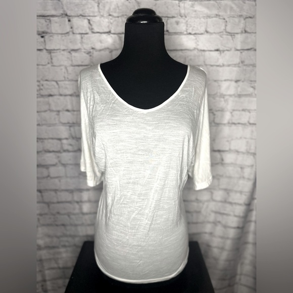 2 TOPS | Blue & White Womens Loose fit Small Active USA & Zenana Outfitters Pair - Picture 3 of 15